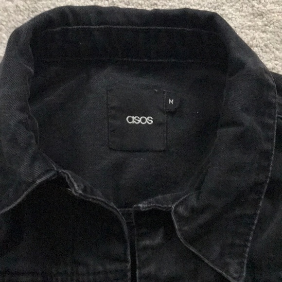 Black jean jacket - Picture 2 of 3